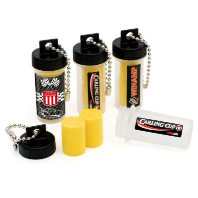 3M Logo Printed Ear Plugs in Case with Keychain