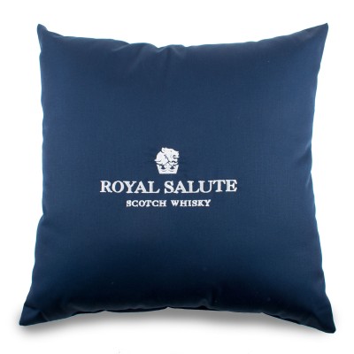 Branded Cushion with Embroidered Logo from BMPM®