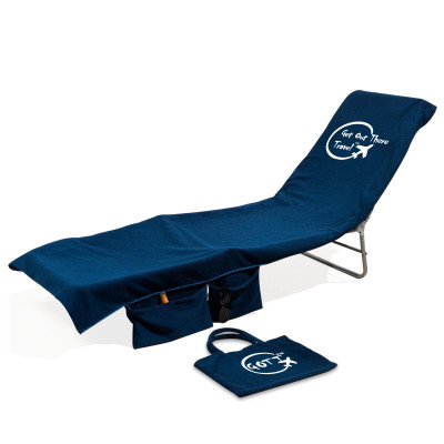 Branded Beach Towel in a Bag with Logo from BMPM ®