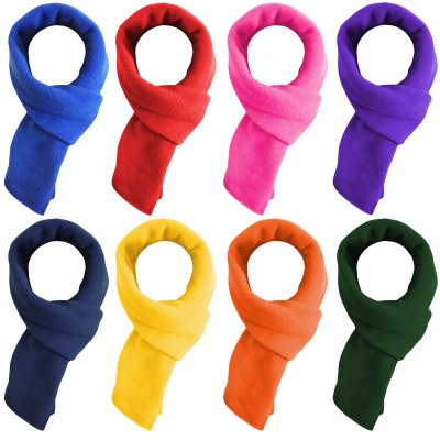 Branded Scarves UK Made from many colours of fleece fabric