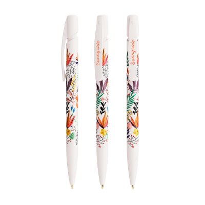 Branded BIC® Media Click Ballpen in White