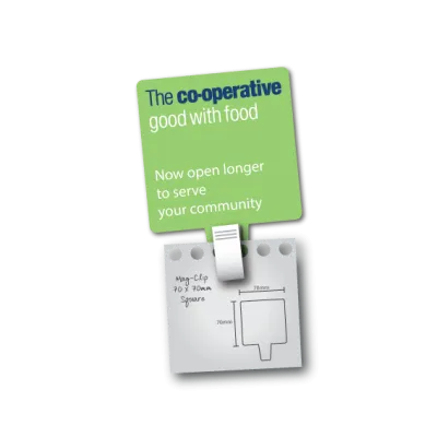 Branded Magnet with Clip