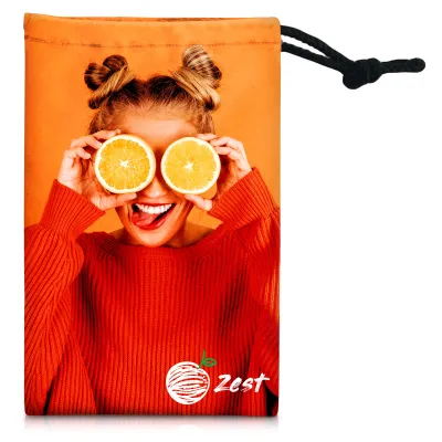 Branded Drawstring Pouch Full Colour Logo from BMPM®