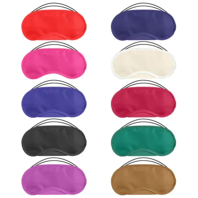 Branded Eye Masks (Airline Style) UK Stock in Many Colours from BMPM®