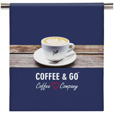 Brand Printed Cotton Tea Towel Full Colour Logo Print from BMPM®