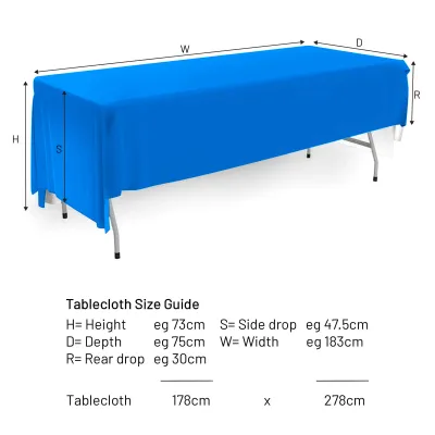 Printed Exhibition Tablecloths with Full Colour Print from BMPM®