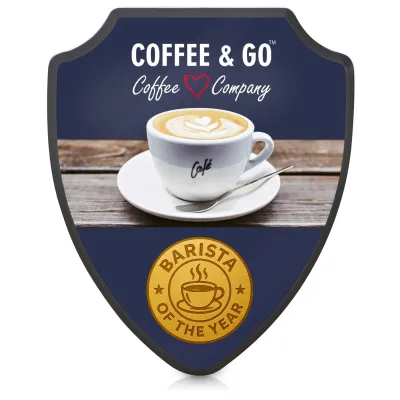 Branded Award Shield (Full Colour) from BMPM®