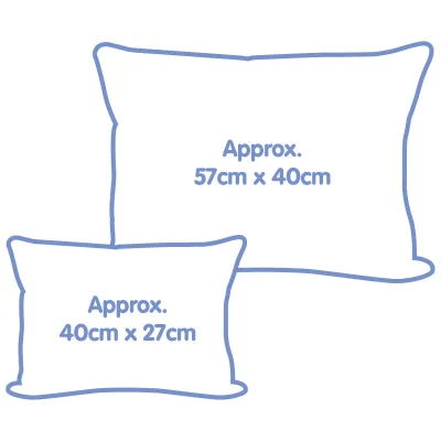 Branded Cushion Rectangle (Full Colour) with Embroidered Logo Sizes from BMPM®