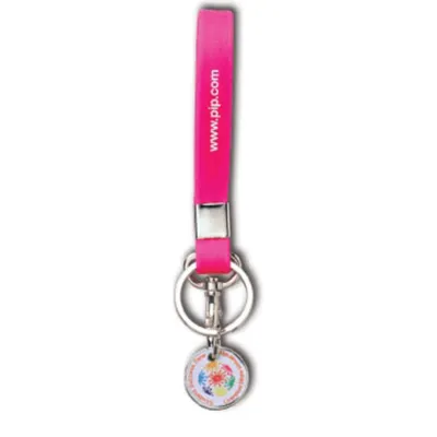 Branded Silicon Keyring with Trolley Coin from BMPM®