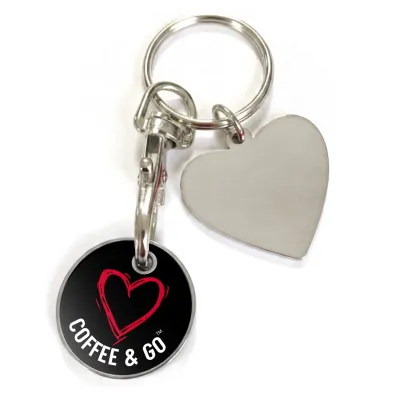 Branded Trolley Coin with Bespoke Charm from BMPM®