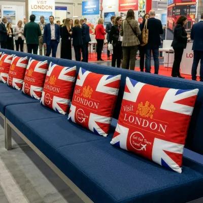 Branded Cushion Personalised with Full Colour Print from BMPM®