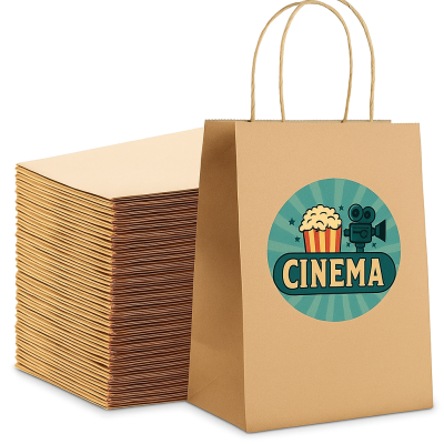 - 24cm x 18cm x 8cm Brown - Paper (130gsm)
