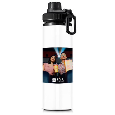 Aluminium White (Black Top) 850ml