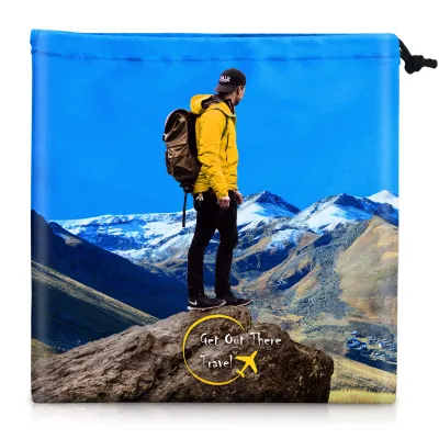 (10cm x 10cm) Mock Suede Polyester Fabric with Loop & Clip (Metal 25mm)