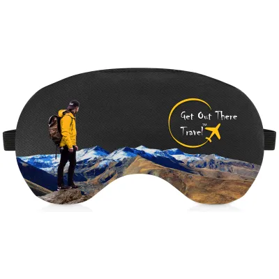 (18cm x 11cm) Black Cotton Fabric - Adjustable with Elastic (Black)