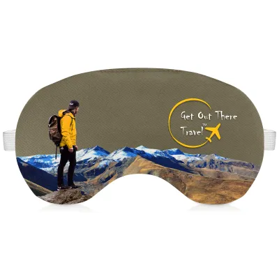 (18cm x 11cm) (Chocolate) Luxury Cotton Fabric - Adjustable with Elastic (White)