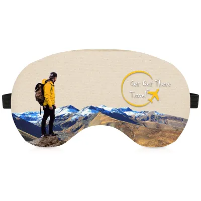 (18cm x 11cm) - Natural Organic Cotton - Adjustable with Elastic (Black)