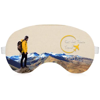 (18cm x 11cm) - Natural Organic Cotton - Adjustable with Elastic (White)