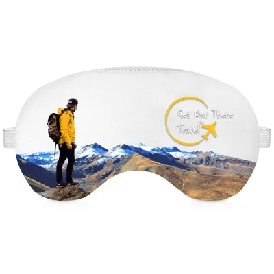 (18cm x 11cm) - White Polycotton Fabric - Adjustable with Elastic (White)