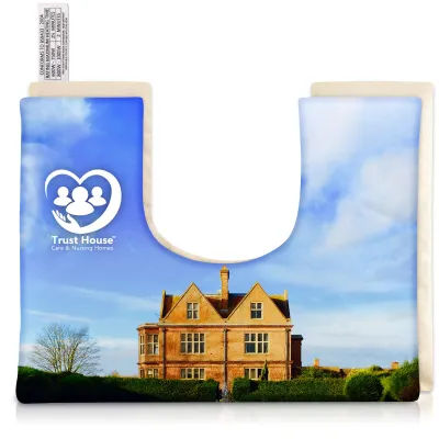 (Wheat Filling) (37cm) Soft Velvet Polyester Fabric (Unscented) With Removable Cover (Pillow Case + Overlocking Inside)