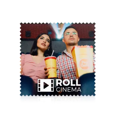 Square (15cm) Polyester (Zig Zag Edges)