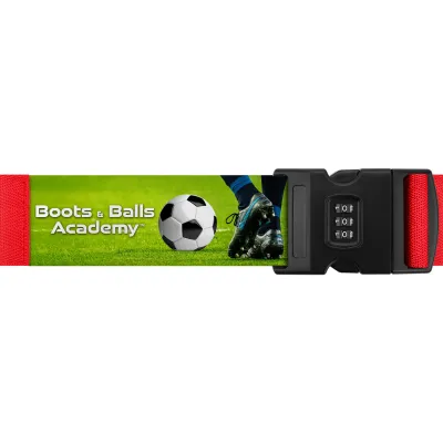 (300cm x 5cm) - Red Nylon with Combination Lock