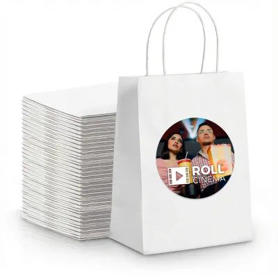 White (21cm x 15cm x 8cm) 100gsm