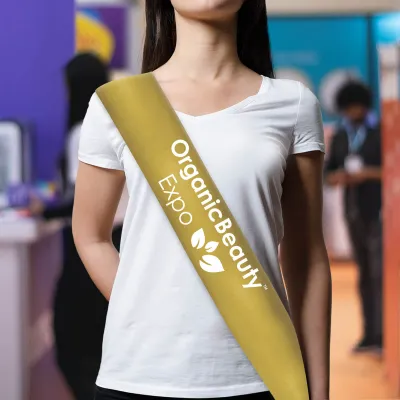 (180cm x 10cm) Gold - Satin