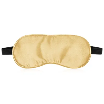 (20cm x 9cm) Gold - Satin - Black Elastic Fastening