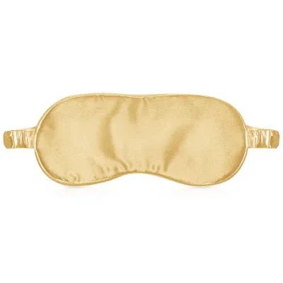(20cm x 9cm) Gold - Satin Matching Fabric Covered Elastic Fastening