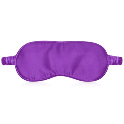 (20cm x 9cm) Purple - Satin Matching Fabric Covered Elastic Fastening