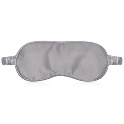 (20cm x 9cm) Silver - Satin Matching Fabric Covered Elastic Fastening