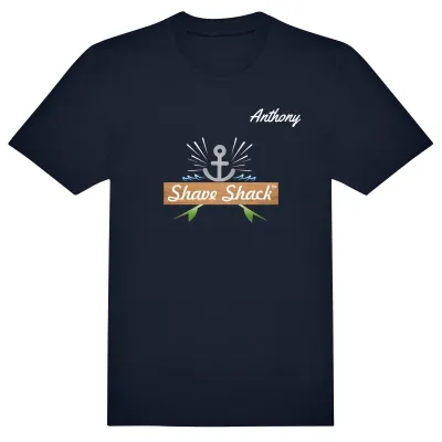 (2XL) - Navy Blue Cotton Fabric 220gsm (The 220T)