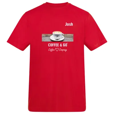 (2XL) - Red Cotton Fabric 150gsm (150T)