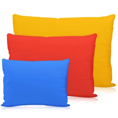 - 57cm x 40cm Water Resistant Polyester Fabric + Removable Cover (Zip + Overlocking Inside)