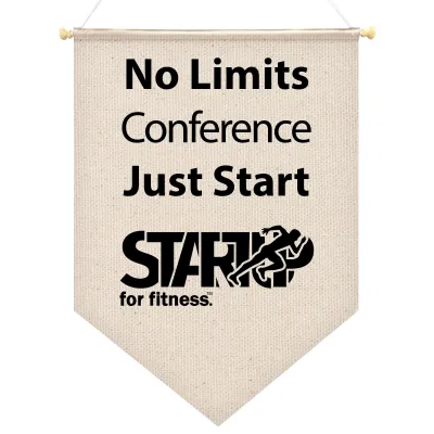 - Bespoke Size (Up to 100cm x 70cm) - Natural Organic Cotton Finished with Wooden Pole with End Caps & 100cm Hanging String - Rectangle With Pointed End