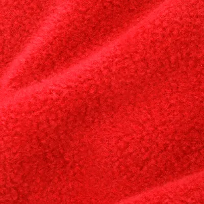 (1m Length) - Red Fleece Fabric