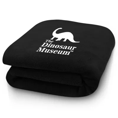 (100cm x 140cm) - Black Fleece Fabric