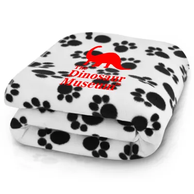 (100cm x 140cm) - Paws Fleece Fabric