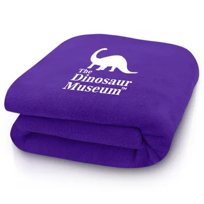 300cm x 140cm (Double) - Purple Fleece Fabric