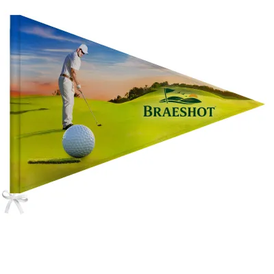 Triangle (40cm x 28cm) Water Resistant Polyester Fabric with Stiffening Stick