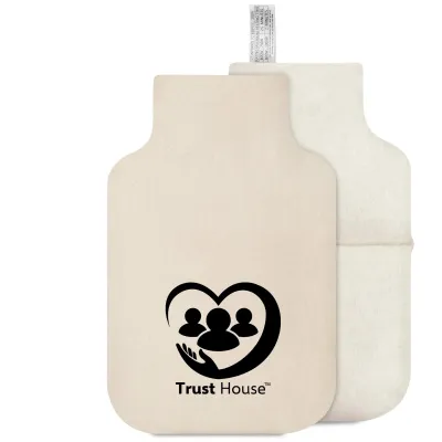 (27cm) - Natural Organic Cotton Scented with Organic Lavender With Removable Cover (Pillow Case + Overlocking Inside)