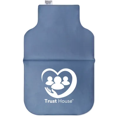 Bottle Shape (35cm x 22cm) - Gothic Blue Luxury Cotton Fabric Scented with Organic Lavender