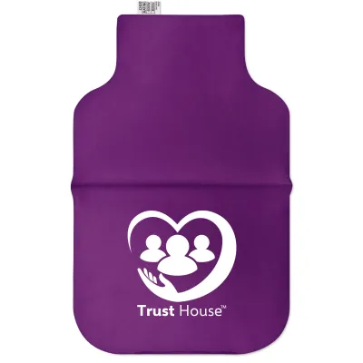 Bottle Shape (35cm x 22cm) - Purple Cotton Fabric Scented with Organic Lavender