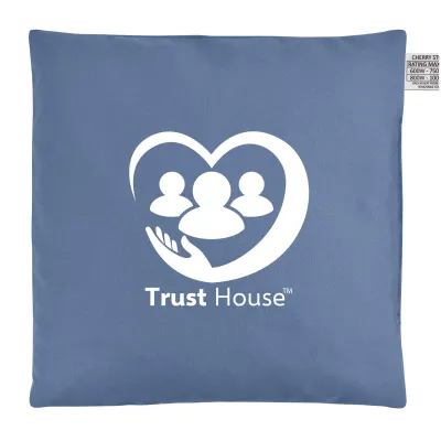 Square (23cm x 23cm) - Gothic Blue Luxury Cotton Fabric (Unscented)