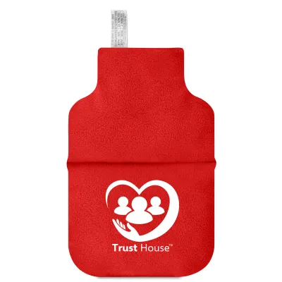 (35cm) - Red Fleece Fabric Scented with Organic Lavender