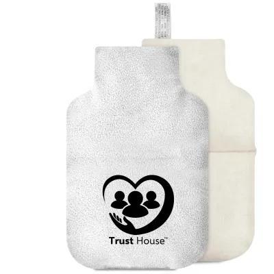 (35cm) - White Fleece Fabric (Unscented) With Removable Cover (Pillow Case + Overlocking Inside)