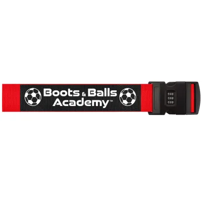 (< 300cm x 5cm) - Red Nylon with Combination Lock