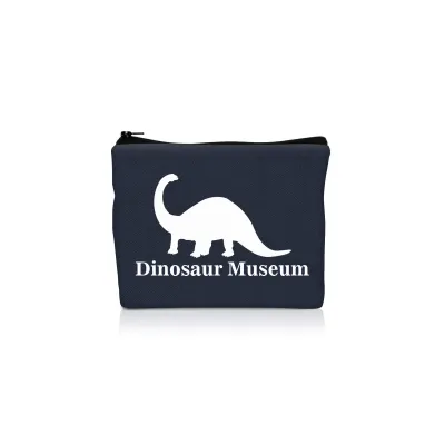 (20cm x 16cm) - Navy Blue Cotton Fabric with Zip Opening