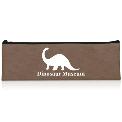 (32cm x 10cm) - Chocolate Luxury Cotton Fabric with Zip Opening